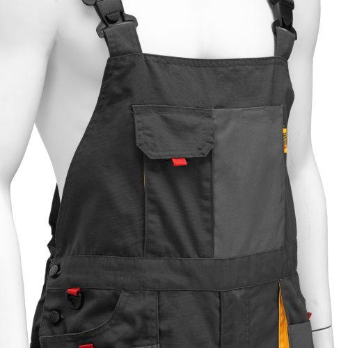 Полукомбинезон профессиональный рабочий, 65% полиэстер 35% хлопок, XXXL Denzel