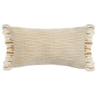 Чехол на подушку горчичного цвета clouds из коллекции ethnic, 35х60 см