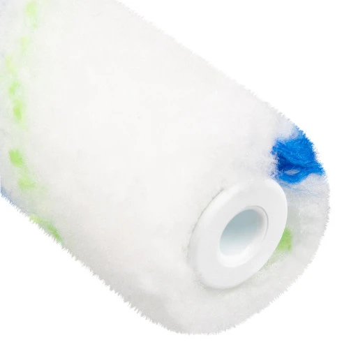 Мини-валик сменный "Водные краски", 60 мм, ворс 12 мм, D 16 мм, D ручки 6 мм, полиэстер Сибртех