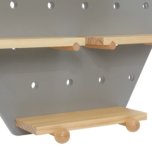 Пегборд shely, 43х50 см, светло-серый