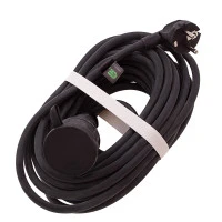 Удлинитель силовой 10 м, 16 А, тип УХз16, КГ 3 x 1.5 мм, 1 розетка, Сибртех