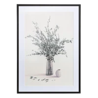 Панно декоративное plant с черной рамой, 50х70 см