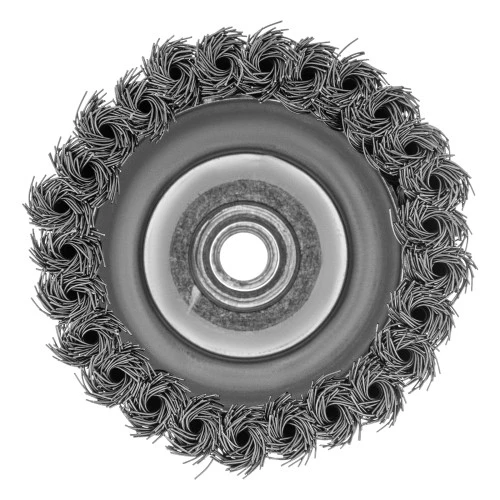 Щетка для УШМ Heavy Duty, 100 мм, М14, "чашка", крученая проволока 0.5 мм Matrix