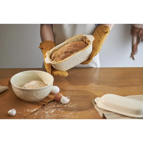 Миска для смешивания birds of paradise, 2,6 л, кремовая