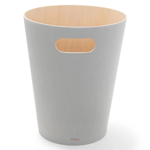 Корзина для мусора woodrow, 7,5 л, светло-серая