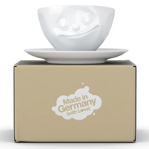 Чайная пара happy, 200 мл, белая