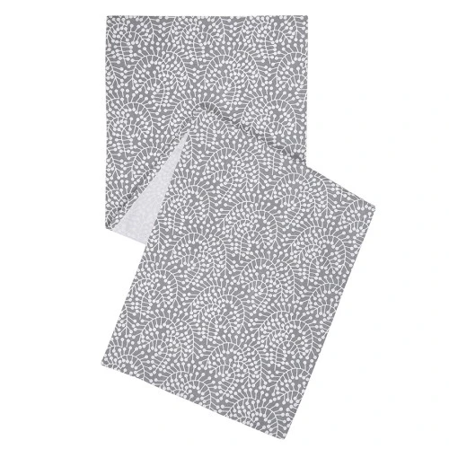 Дорожка на стол серого цвета с принтом Спелая Смородина из коллекции scandinavian touch, 45х150 см