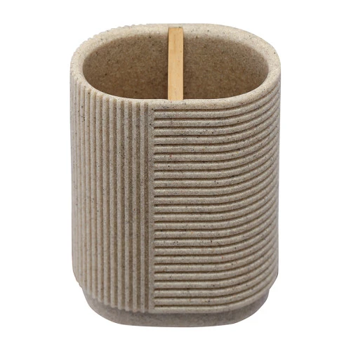 Стакан для зубных щеток dune, песочный