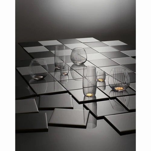 Набор стаканов alice в подарочной упаковке, 370 мл, золотистые, 2 шт.