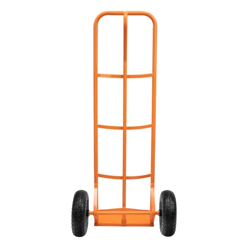 Тележка ручная двухколесная НТ1805, грузоподъемность 150 кг, пневматические колеса D 260 мм, платформа 350 х 235 мм Сибртех