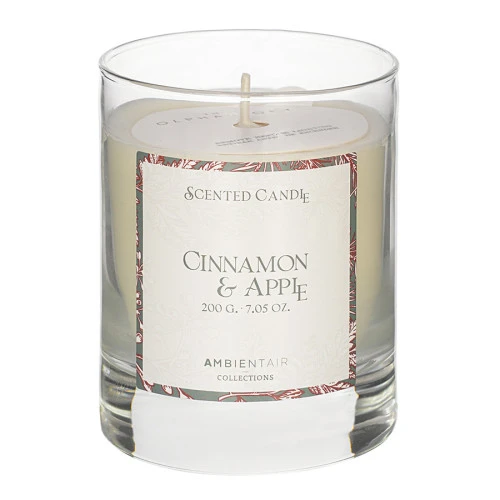 Свеча ароматическая gifting, cinnamon&apple (новая), 40 ч