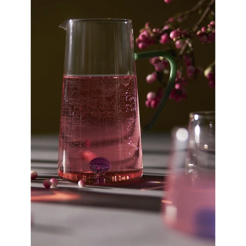 Кувшин orb, 1,25 л, зеленый/фиолетовый