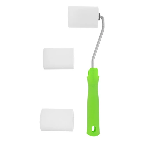 Валик "Поролон" с ручкой и 2 шубки 65 мм, D 42 мм, D ручки 6 мм Сибртех