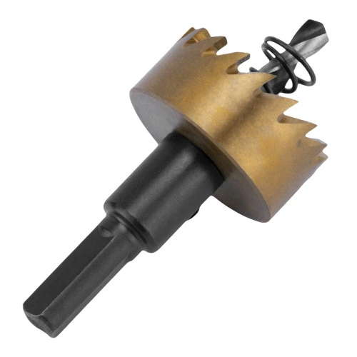 Коронка по металлу HSS, 30 мм, нитридтитановое покрытие Denzel