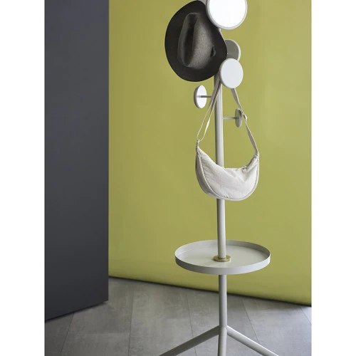 Вешалка напольная с полкой lingon, слоновая кость