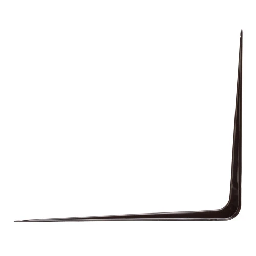 Кронштейн угловой с ребром, 300 х 350 мм, коричневый Сибртех