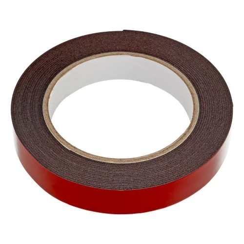 Лента клейкая на вспененной основе усиленная, двусторонняя, черная, 19 мм х 5 м Matrix