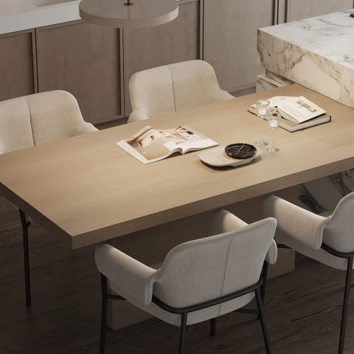 Стул aline, шенилл, светло-серый