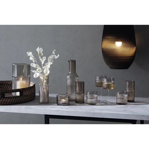 Набор высоких стаканов wicker, 400 мл, коричневый, 2 шт.