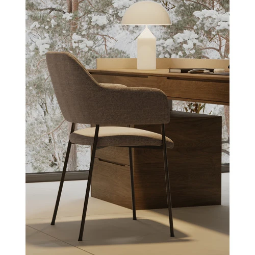 Стул wendy, рогожка, темно-серый