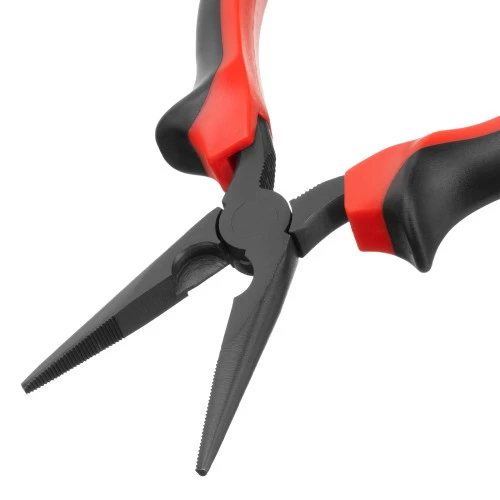 Длинногубцы прямые Black Nickel, 160 мм, двухкомпонентные рукоятки Matrix