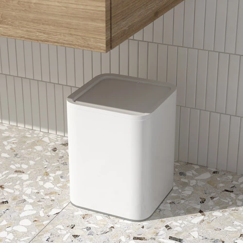 Контейнер для мусора tyer, 7 л, белый/серый