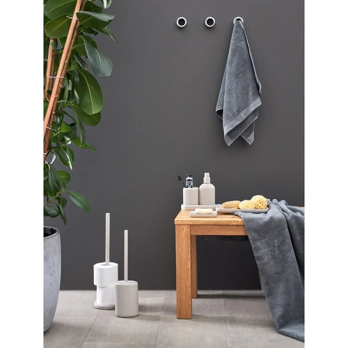 Подставка для ванных принадлежностей slim, светло-серая, большая