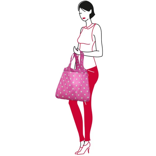 Сумка складная mini maxi shopper magenta dots