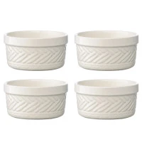 Набор рамекинов country mill, 260 мл, светло-бежевые, 4 шт.