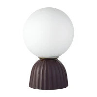 Лампа настольная texture moon, D20х29 см, вишневая