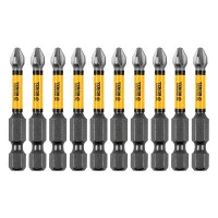 Бита IMPACT, PH2x50 мм, лазерная обработка шлица, сталь S2, 10 шт., Е 6,3 Denzel