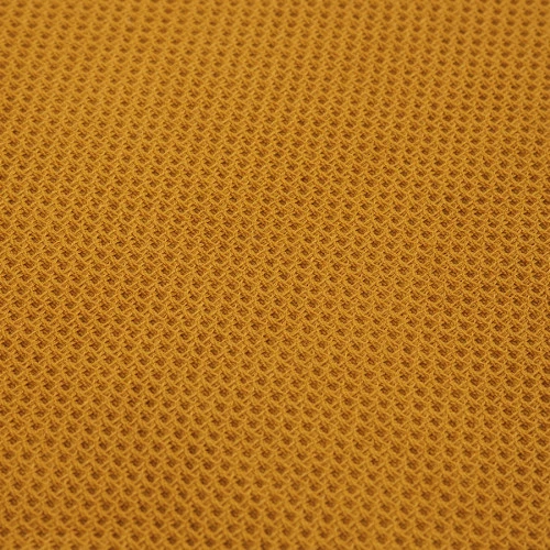 Полотенце банное вафельное цвета карри из коллекции essential, 70х140 см