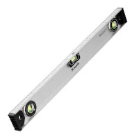 Уровень алюминиевый "Рельс", 600 мм, 3 глазка (1 поворотный) Matrix