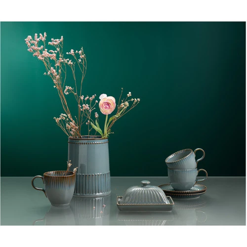 Кружка из фарфора темно-серого цвета из коллекции kitchen spirit, 350 мл