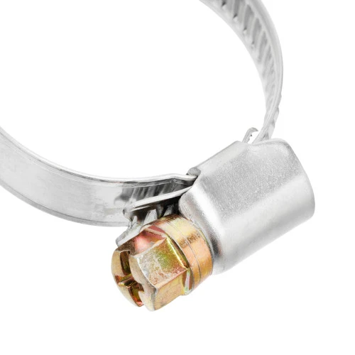 Хомуты нержавеющая сталь, Стандартное болтовое крепление 20-32 мм, 50 штук в упаковке, ширина 9 мм Сибртех