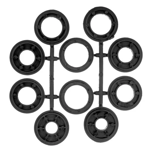 Щетка для точила, 175 мм, посадка 32 мм, плоская, латунированная витая проволока Matrix