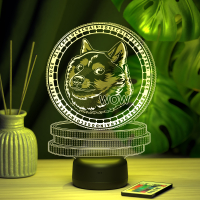 3D светильник  Светильник "Dogecoin"