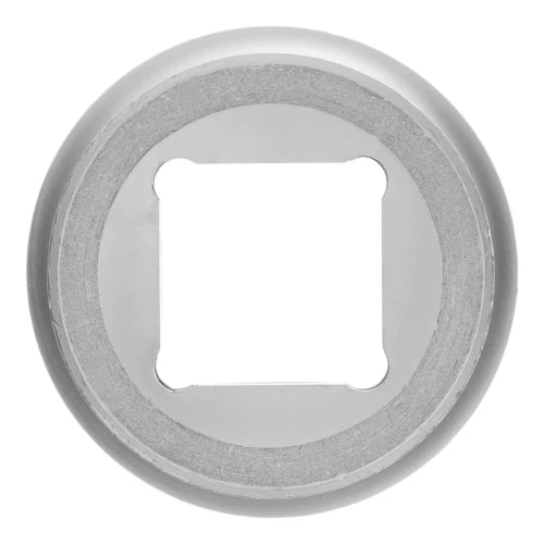 Головка торцевая, 22 мм, двенадцатигранная, CrV, под квадрат 1/2, хромированная Matrix