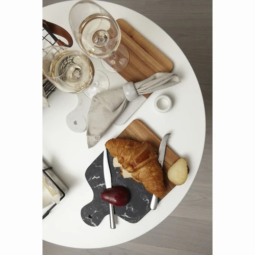 Доска сервировочная marm, 21,5х33,5 см, черный мрамор/акация