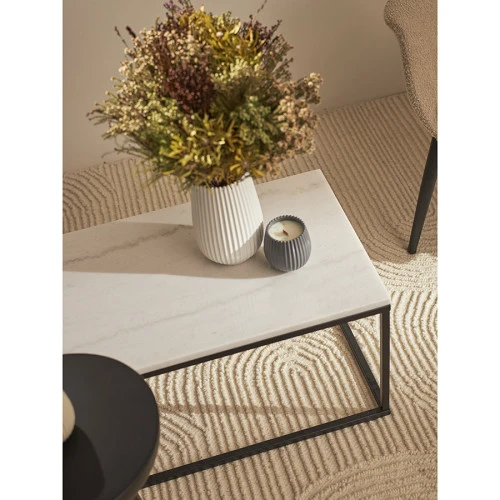 Свеча ароматическая с деревянным фитилём secret santa из коллекции edge, серый, 60 ч