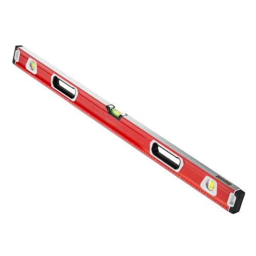 Уровень алюминиевый, магнит, фрезерованный, 3 глазка (1 зеркальный) двухкомпонентные рукоятки, 1000 мм Matrix