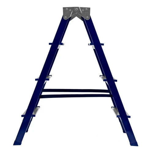 Стремянка двусторонняя 4 ступени, стальная, Сибртех