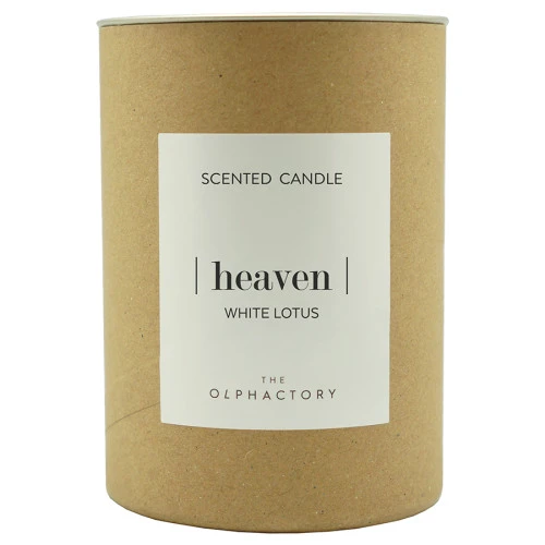 Свеча ароматическая the olphactory, heaven, white lotus, 40 ч