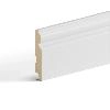 2К Напольный плинтус МДФ Stella 110C Белый 2000х110х16 (4шт.упак.)