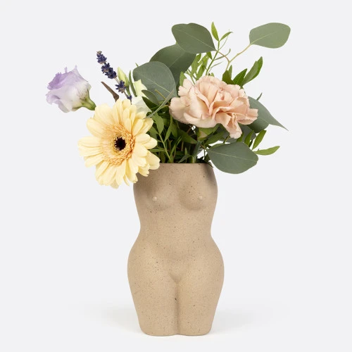 Ваза для цветов body, white, 18,8 см