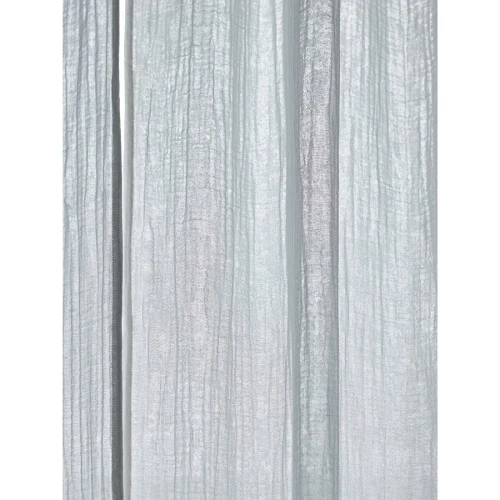 Штора из муслина с декором синего цвета из коллекции essential, 150х290 см