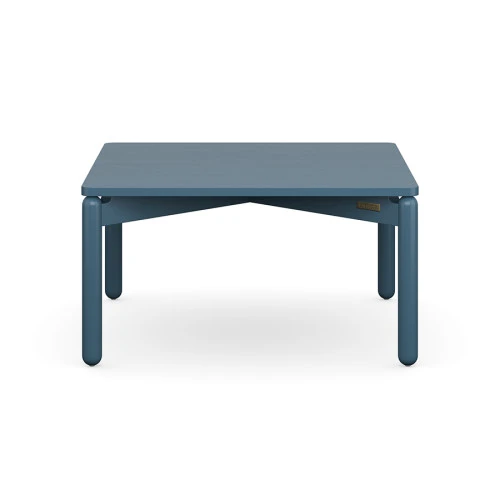 Столик кофейный saga, 75х75 см, сине-зеленый