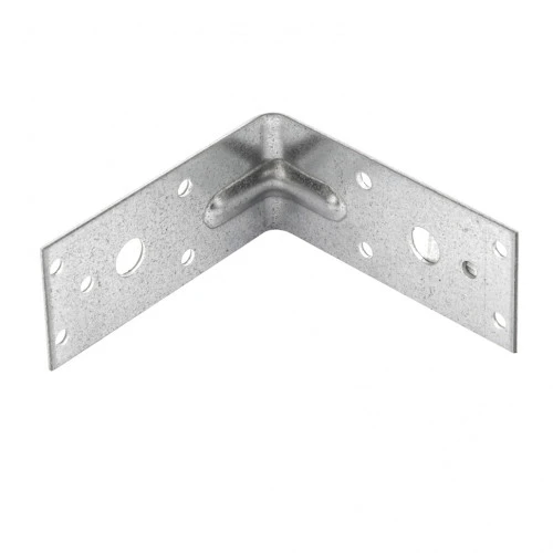 Крепежный уголок усиленный 1.7 мм, KUU 90 x 90 x 40 мм Сибртех