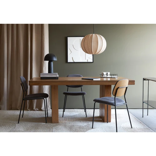 Стул tilla, рогожка, дымчато-серый