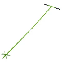 Бур лопастной со сменными ножами, 2110 мм, удлинитель, диаметр 150 мм, 200 мм, Сибртех